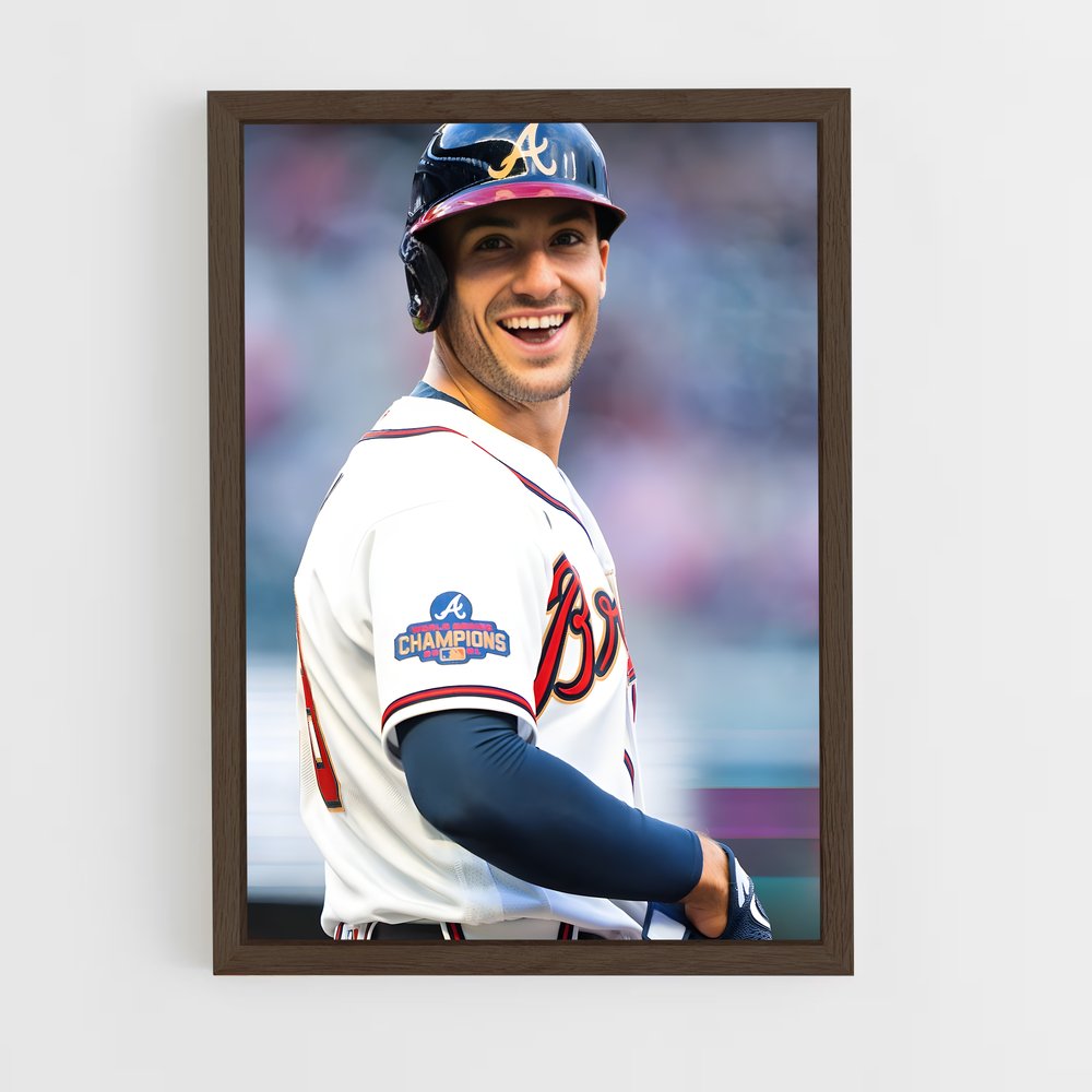 Poster Sourire au Baseball (vue 5)